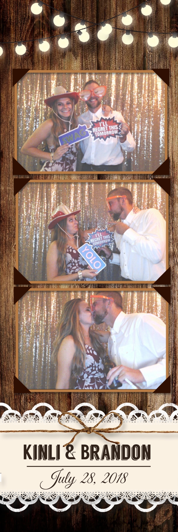 Kinli and Brandon's Wedding | View more photos from the event at gallery.photoboothbillings.com/u/PhotoBoothBillings/Kinli-and-Brandons-Wedding
